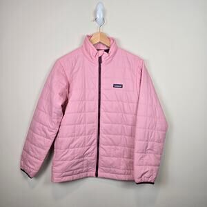 NWT Patagonia Kids Nano Puff Brick Quilt Jacket Size XL/14 Planet Pink 68001